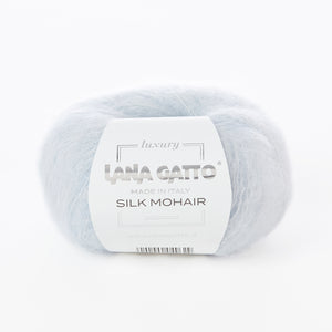 Lana Gatto Silk Mohair - Pearl Grey 6033