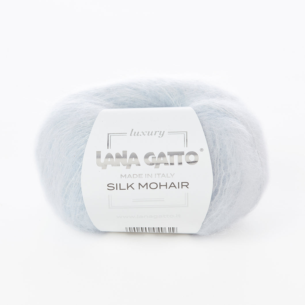 Lana Gatto Silk Mohair - Pearl Grey 6033