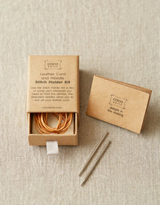 Cocoknits Leather Cord and Needle Stitch Holder Kit