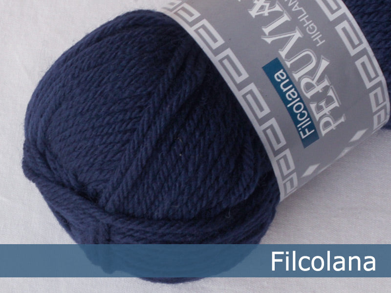 Filcolana Peruvian Highland Wool - Navy Blue - 145