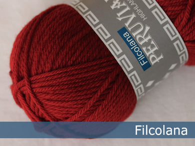 Filcolana Peruvian Highland Wool - Christmas Red - 225