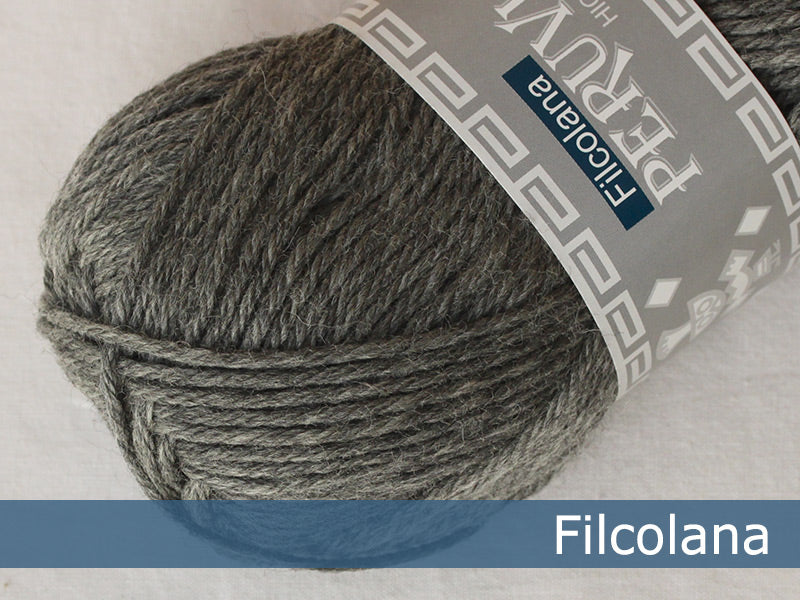 Filcolana Peruvian Highland Wool - Medium Grey (melange) - 955