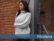 Load image into Gallery viewer, Frigg Big Soft Cable Sweater Pattern