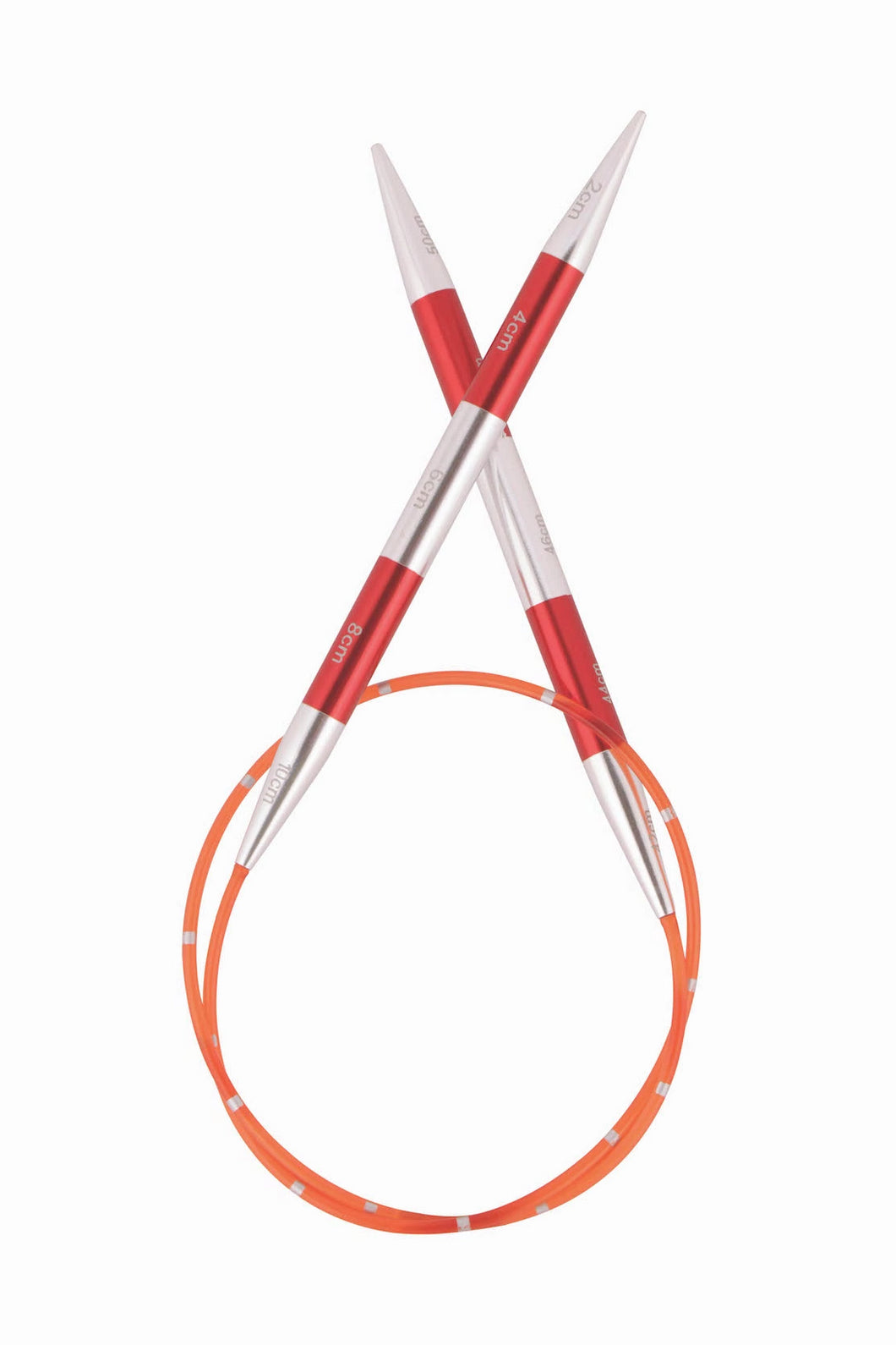 KnitPro Smart Stix Fixed Circular Needles Garnet - 40cm Length