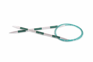 KnitPro Smart Stix Fixed Circular Needles Sapphire - 60 cm Length
