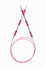 Load image into Gallery viewer, KnitPro Smart Stix Fixed Circular Needles Garnet - 40cm Length