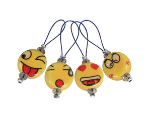 KnitPro Zooni Bead Stitch Markers -Smileys Set of 12