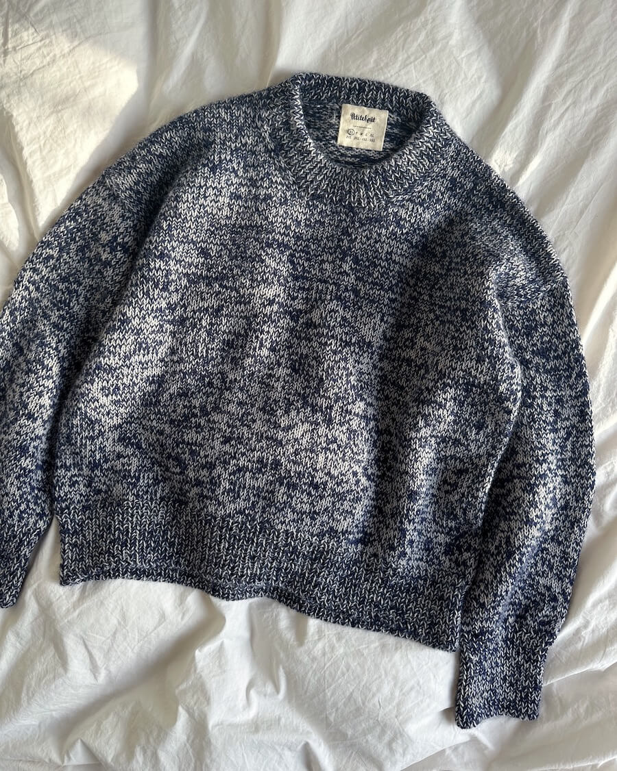 【CODE A】melange knit pullover Melange Sweater Printed Pattern by PetiteKnit – KNiTT